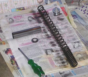 ремонт вилки мотоцикла