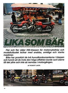 GSX250 magazine article