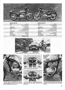 GSX250 magazine article