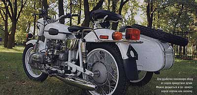 «УРАЛ Тройка», классический мотоцикл с коляской.