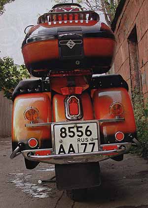 Хамелеон. Тюнинг мотоцикла Урал-Вояж.