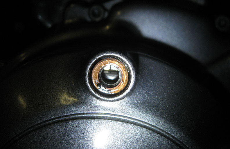 Метка мертвой точки поршня